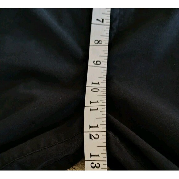 L-RL Lauren Active Cargo Pants Women's Size 16 Black Snap Closure & Pockets - Picture 12 of 16